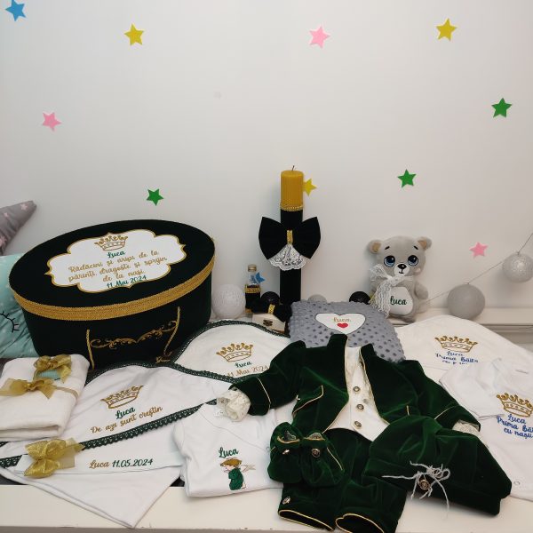 Trusou clasic print verde