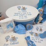 Set Trusou Botez Premium Complet Ursulet pe Norișor - imagine 3