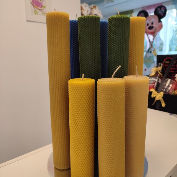 Lumânare din ceară tip Fagure