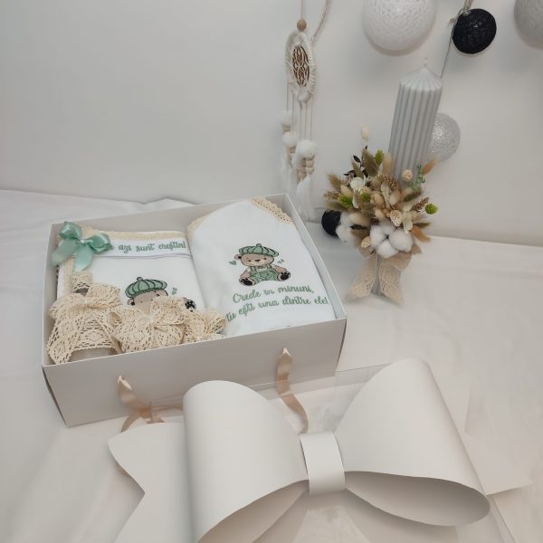 Trusou Botez Premium Ursulet cu Bascuta