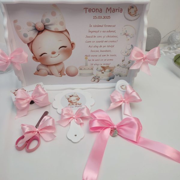 Tava Mot Fetita cu Fundita Si Banut