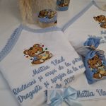 Trusou Botez Premium Ursulet cu Inimioare - imagine 3